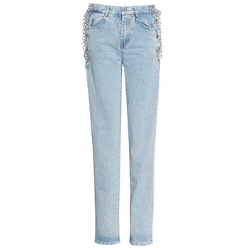 HIGH STREET New Fashion 2020 Designer Shorts Women's Pockets Patchwork HOLE Zippers Drawstring Denim Long pants
HIGH STREET New Fashion 2020 Designer Shorts Women's Pockets Patchwork HOLE Zippers Drawstring Denim Long pants