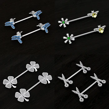 1Pair 14G Sexy Piercings Surgical Steel Nipple Piercing Bird Bee Scissors Leaf Nipple Ring Crystal Nipple Jewelry Piercing Rings
1Pair 14G Sexy Piercings Surgical Steel Nipple Piercing Bird Bee Scissors Leaf Nipple Ring Crystal Nipple Jewelry Piercing Rings