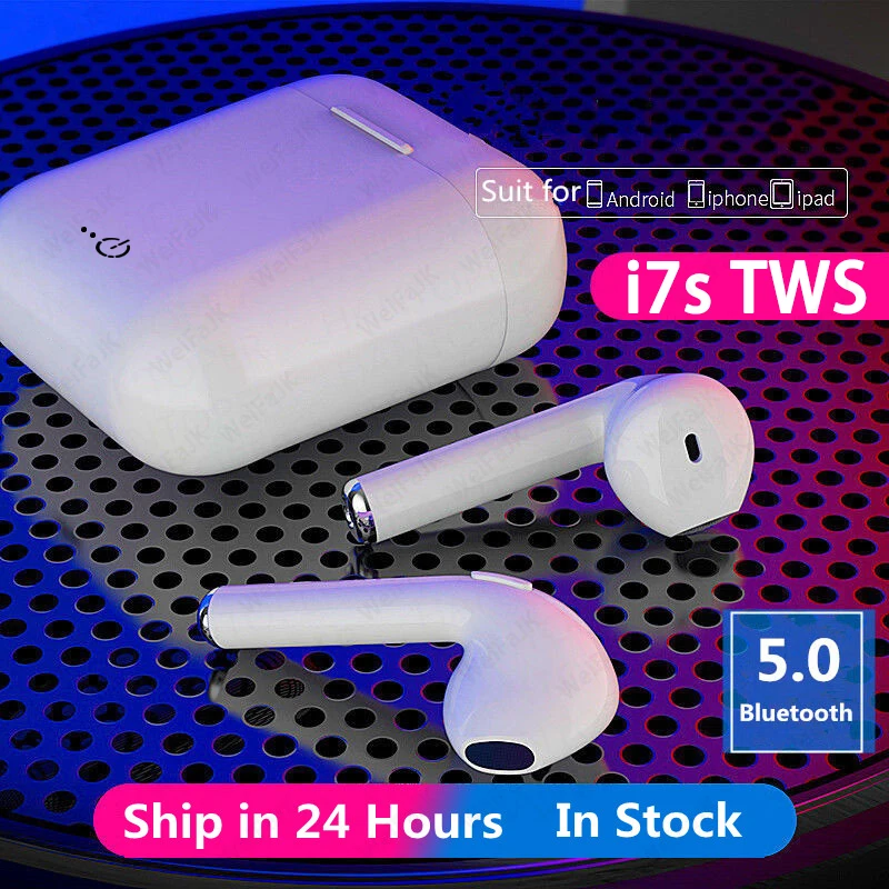 AirPods i7s TWS Pro беспроводные наушники Bluetooth в Pods для Apple iPhone Xiaomi Android смартфон