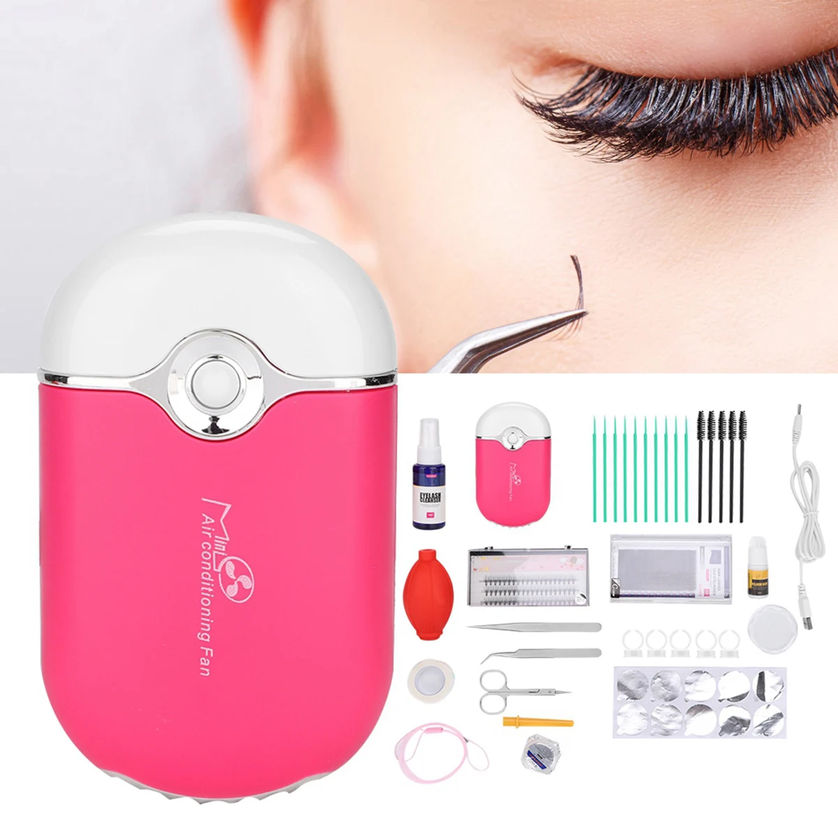 Grafting Eyelash Set False Eyelashes Ring Cup Cotton Swab Eyelash Extension Tool With Eyebrow Brush And Eyelash Fan For Salons
Grafting Eyelash Set False Eyelashes Ring Cup Cotton Swab Eyelash Extension Tool With Eyebrow Brush And Eyelash Fan For Salons