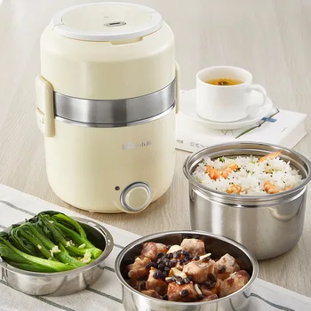 Bear Electric Lunch Box Three Layer (Electric and Insulated Heating Lunch Box Mini Rice Cooker Portable Food Carrying Rice Cooke
Bear Electric Lunch Box Three Layer (Electric and Insulated Heating Lunch Box Mini Rice Cooker Portable Food Carrying Rice Cooke