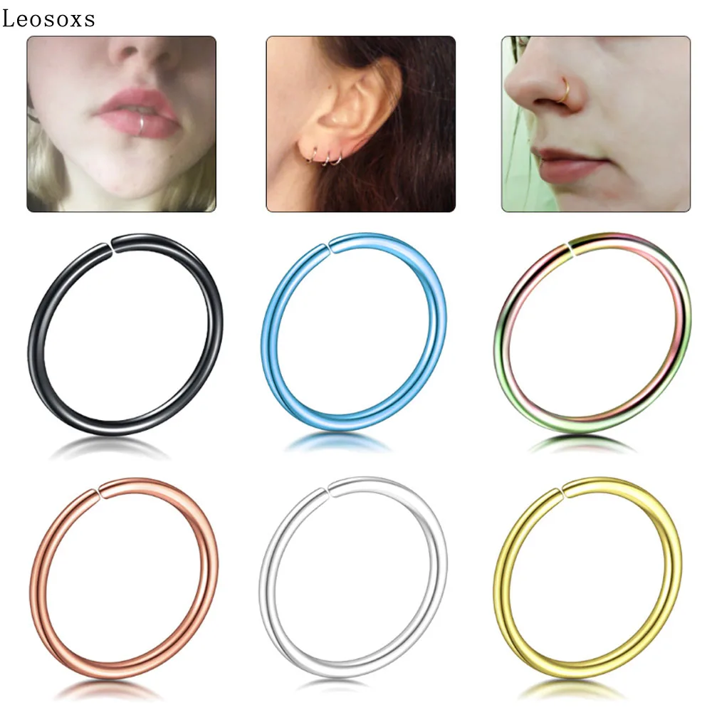Leosoxs Stainless steel nose studs, nose ring, false lip ring, piercing jewelry, non-hole hypoallergenic false earrings
Leosoxs Stainless steel nose studs, nose ring, false lip ring, piercing jewelry, non-hole hypoallergenic false earrings