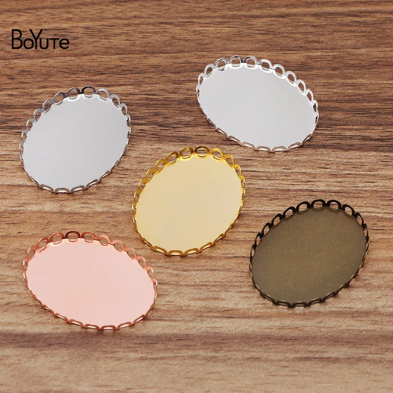 BoYuTe (10 Pieces/Lot) Oval 30*40MM Cabochon Base Blank Tray Bezel Diy Handmade Cameo Base for Jewelry Making
BoYuTe (10 Pieces/Lot) Oval 30*40MM Cabochon Base Blank Tray Bezel Diy Handmade Cameo Base for Jewelry Making