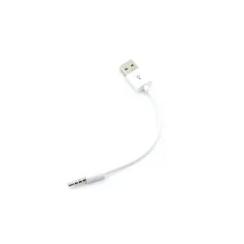 3.5mm Jack AUX to USB 2.0 Charger Data Sync Audio Adapter Cable for iPod Shuffle 3rd 4th 5th 6th gen Player Cord Connector 
3.5mm Jack AUX to USB 2.0 Charger Data Sync Audio Adapter Cable for iPod Shuffle 3rd 4th 5th 6th gen Player Cord Connector