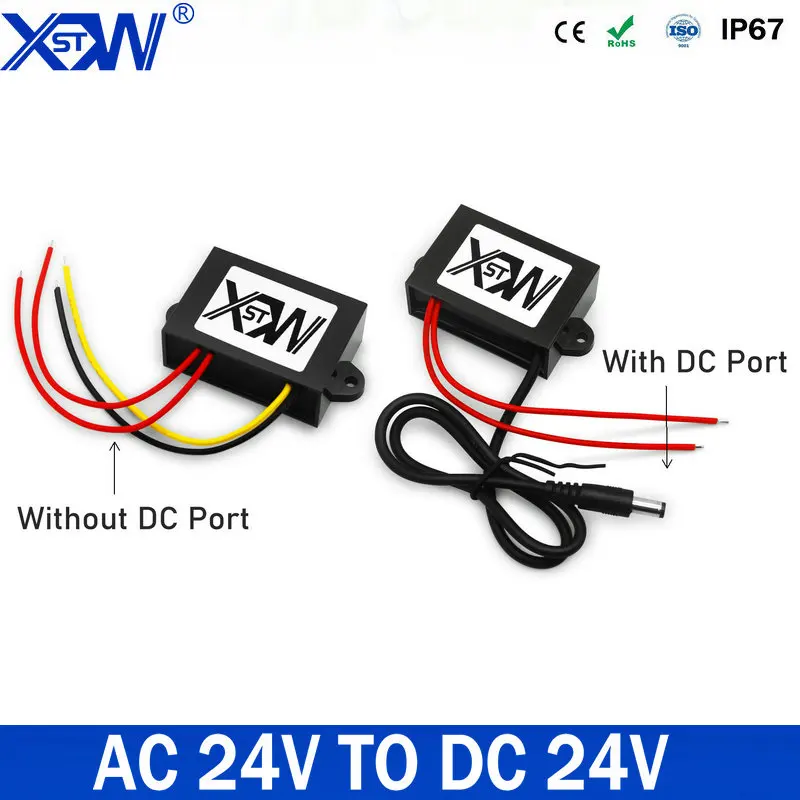 XWST AC24V to DC24V 1A 24W Step-down Power Converter Regulator DC24V Voltage Transformer Waterproof for Cars Solar DC Output
XWST AC24V to DC24V 1A 24W Step-down Power Converter Regulator DC24V Voltage Transformer Waterproof for Cars Solar DC Output