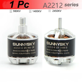1Pc Sunnysky Brushless A2212 980 1400 2450KV Motor Fixed-wing 450 Quadcopter Shaft Diameter 3MM Part for Aircraft Model
1Pc Sunnysky Brushless A2212 980 1400 2450KV Motor Fixed-wing 450 Quadcopter Shaft Diameter 3MM Part for Aircraft Model