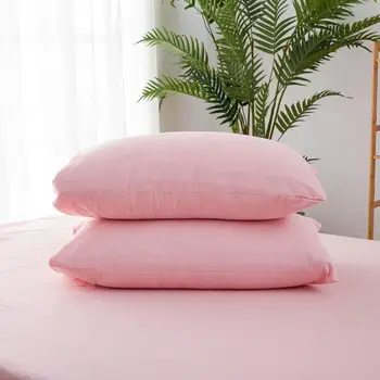 

45 Bed Pillowcases Rectangle PC02 48*74cm Pillow Case Cotton Solid Bed Home Living Room Decorative Pillow Covers