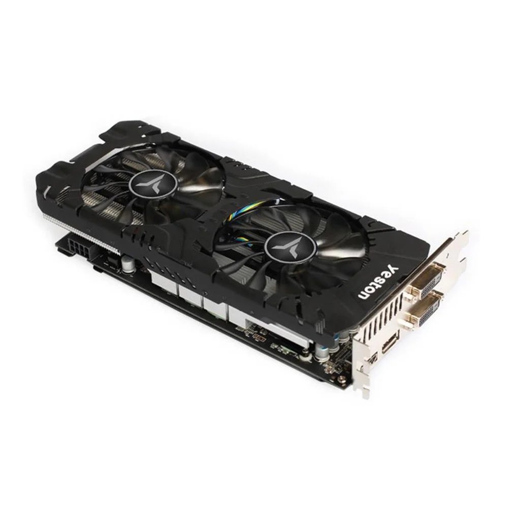 

Yeston RX 580 2048SP 8G D5 GAEA Graphic Card Video Card Radeon Chill 20 Dual Fan Cooling 8GB GDDR5 256bit DP*3/HD/DVI-D PC