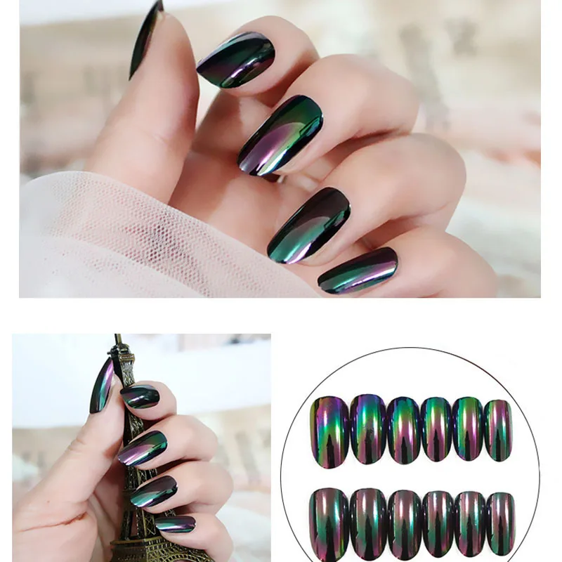 24Pcs Fake Nails Laser Elliptical False Nails Detachable Extended Nail Art Stiletto Display Full Cover Nails Decoration
24Pcs Fake Nails Laser Elliptical False Nails Detachable Extended Nail Art Stiletto Display Full Cover Nails Decoration