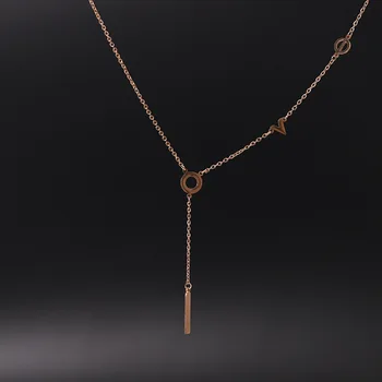 Titanium Steel Does Not Fade Necklace Female LOVE Lettered Non-mainstream Design Does Not Fade Hypoallergenic Online Celebrity T
Titanium Steel Does Not Fade Necklace Female LOVE Lettered Non-mainstream Design Does Not Fade Hypoallergenic Online Celebrity T
