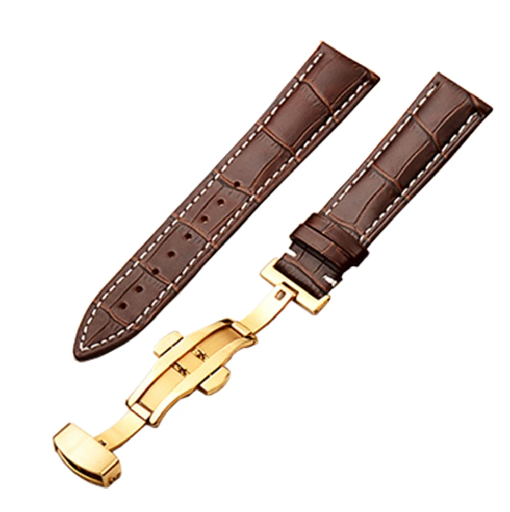 Leather Watch Bands Waterproof Deployment Quick Release with Butterfly Buckle Replacement Watch Strap for Men & Women WB167
Leather Watch Bands Waterproof Deployment Quick Release with Butterfly Buckle Replacement Watch Strap for Men & Women WB167