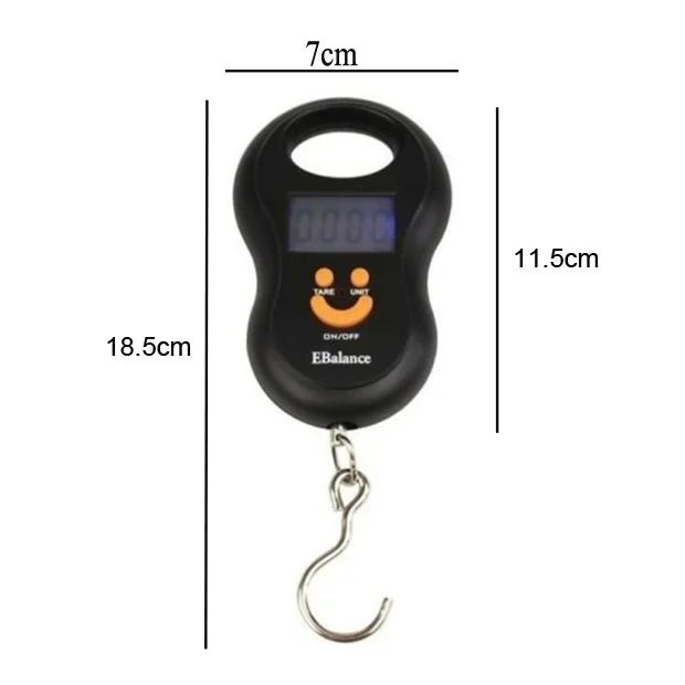 Portable Backlight Mini Electronic Scales 50kg Fishing Weighing Luggage Digital LCD Automatic Shutdown AAA Battery
Portable Backlight Mini Electronic Scales 50kg Fishing Weighing Luggage Digital LCD Automatic Shutdown AAA Battery