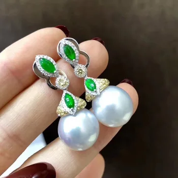 Fine Jewelry 18K White Gold Natural Ocean White Pearl 11-12mm Female's Jewelry Sets for Women FIne Jewelry Sets
Fine Jewelry 18K White Gold Natural Ocean White Pearl 11-12mm Female's Jewelry Sets for Women FIne Jewelry Sets