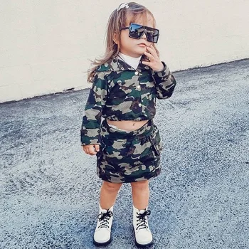 1-6Y Kids Baby Girls Fashion 2-piece Outfit Set ,Long Sleeve Camouflage Top and Skirt Set Autumn Spring Clothing
1-6Y Kids Baby Girls Fashion 2-piece Outfit Set ,Long Sleeve Camouflage Top and Skirt Set Autumn Spring Clothing