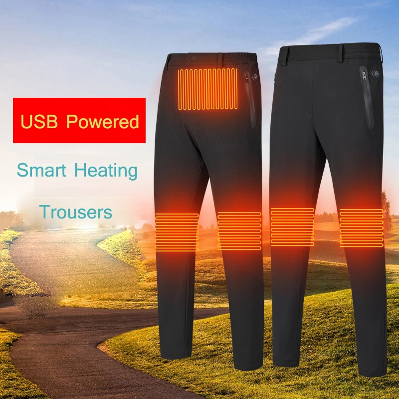USB Smart Thermal Pants Men's Winter Heating Pants Women's Outdoor Pants Male Skiing Camping Trouser Knee Waist Heat Windproof
USB Smart Thermal Pants Men's Winter Heating Pants Women's Outdoor Pants Male Skiing Camping Trouser Knee Waist Heat Windproof