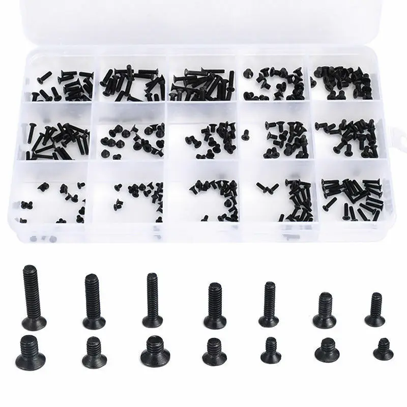 300Pcs screw flat head cross screw laptop notebook screw set tool computer small screw
300Pcs screw flat head cross screw laptop notebook screw set tool computer small screw