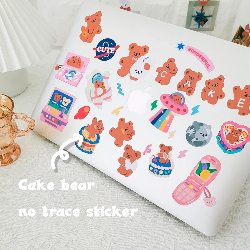 Cake Bear Decorative Sticker Cute Labels Seal Stickers Scrapbooking Laptop Handbook Traceless Removable Post It Diy Stationery
Cake Bear Decorative Sticker Cute Labels Seal Stickers Scrapbooking Laptop Handbook Traceless Removable Post It Diy Stationery