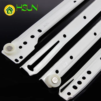 White muffler drawer rail drawer two-section push-pull slide thickened mute computer desk slide keyboard support rail
White muffler drawer rail drawer two-section push-pull slide thickened mute computer desk slide keyboard support rail