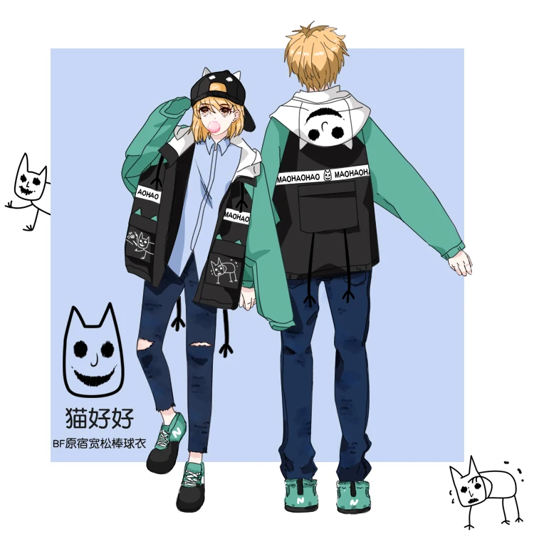 Anime Hoozuki no Reitetsu Cosplay Costume BF Baseball Uniform Coat Unisex Autumn Winter Couple Hoodded Sweatshirts Jacket
Anime Hoozuki no Reitetsu Cosplay Costume BF Baseball Uniform Coat Unisex Autumn Winter Couple Hoodded Sweatshirts Jacket