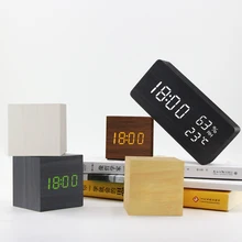 Electronic Desktop Clocks Watch Table Voice Control Digital Wood Despertador USB/AAA Powered Alarm Clock LED Wooden
Electronic Desktop Clocks Watch Table Voice Control Digital Wood Despertador USB/AAA Powered Alarm Clock LED Wooden