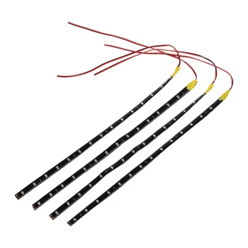4 x flexible 15 LED Strip Light 30cm Orange Waterproof for Car Motorcycle
4 x flexible 15 LED Strip Light 30cm Orange Waterproof for Car Motorcycle