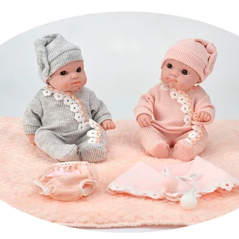Baby Cute Expression 2 Pack 8 Inch Environmental Protection Cloth Simulation Newborn Doll Doll Smiling Baby
Baby Cute Expression 2 Pack 8 Inch Environmental Protection Cloth Simulation Newborn Doll Doll Smiling Baby