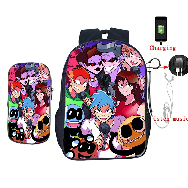 Рюкзак для мальчиков и девочек, школьный ранец с USB-портом для зарядки, сумка для книг и ноутбука, набор из 2 предметов
Рюкзак для мальчиков и девочек, школьный ранец с USB-портом для зарядки, сумка для книг и ноутбука, набор из 2 предметов