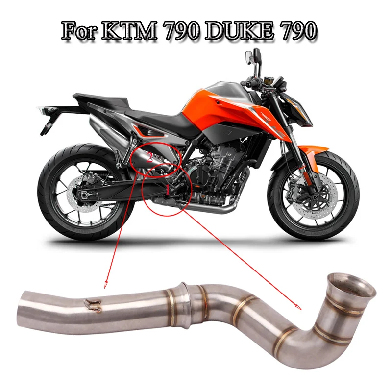 Slip On Motorcycle Exhaust Link Pipe For KTM Duke 790 Middle Link Pipe Stainless Steel Mid Pipe 51mm Muffler Tip Scooter Modify
Slip On Motorcycle Exhaust Link Pipe For KTM Duke 790 Middle Link Pipe Stainless Steel Mid Pipe 51mm Muffler Tip Scooter Modify