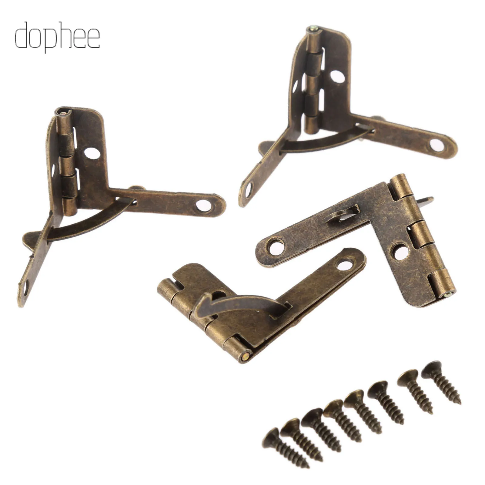 Generic 12/20pcs Small Antique Bronze/Gold Hinge Set For Humidor Boxes