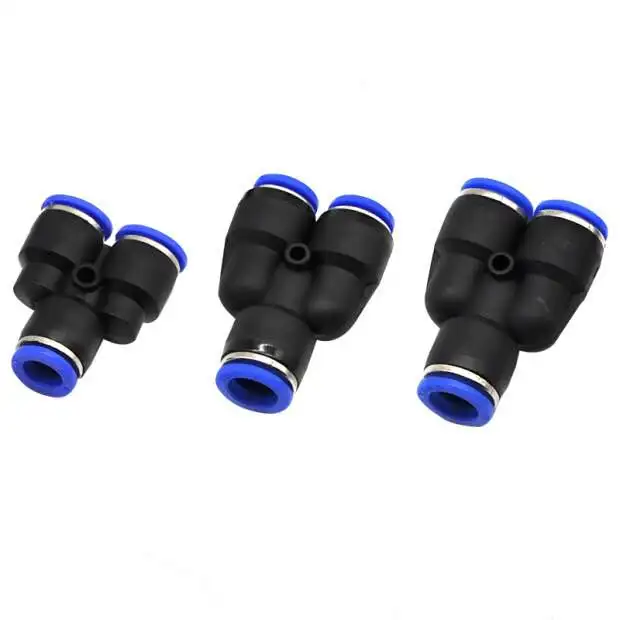 Pneumatic fitting 3way port Y shape pY4 PY6 PY8 PY10 PY12 PY14 PY 14 PY16 Pliastic pipe fitting connectors quick fitting
Pneumatic fitting 3way port Y shape pY4 PY6 PY8 PY10 PY12 PY14 PY 14 PY16 Pliastic pipe fitting connectors quick fitting