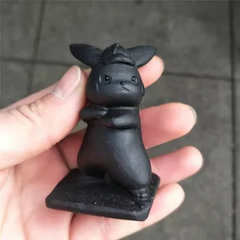 1pc Natural obsidian quartz crystal sculpture Anime pikachu statue small size Crystal Crafts for decorative
1pc Natural obsidian quartz crystal sculpture Anime pikachu statue small size Crystal Crafts for decorative