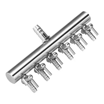 6 Heads Straight Angle Air Valve Connector Stainless Steel Inline Tubing for Aquarium Fish Tank 
6 Heads Straight Angle Air Valve Connector Stainless Steel Inline Tubing for Aquarium Fish Tank