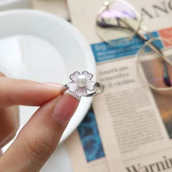 South Korea Korean-style S925 Fine Silver Cool Trend Cherry Blossom Ring Ring Ring
South Korea Korean-style S925 Fine Silver Cool Trend Cherry Blossom Ring Ring Ring
