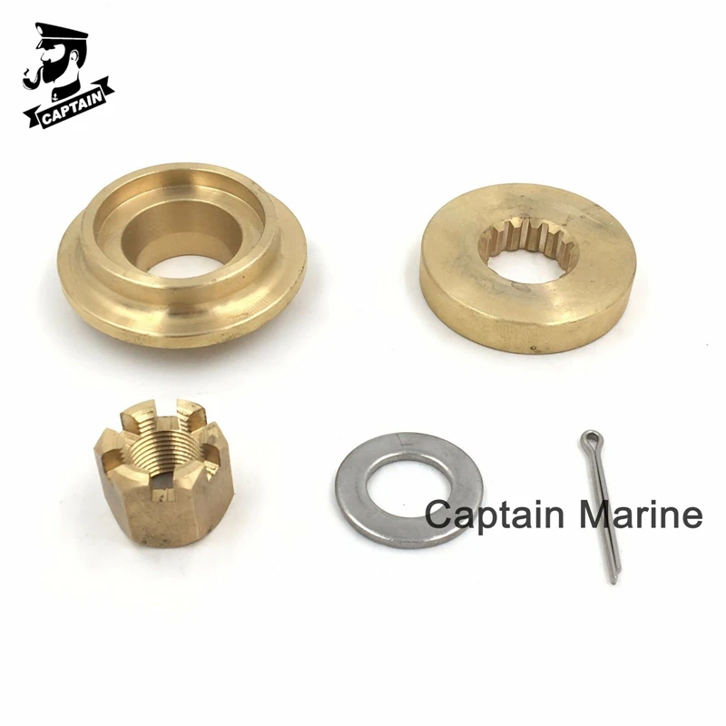 

40-140HP Hardware Kit Thrust Washer/Spacer/Nut/Cotter Pin for Suzuki Outboard Propeller DF40 DF50 DF60 DF70 DF90 DF115 DF140