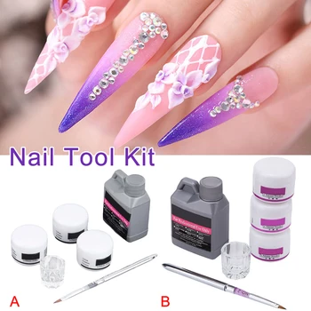 6Pcs/set Portable Nail Art Tool Kit Crystal Powder Acrylic Liquid Dishs High Quality Nail Art Tools SSwell 
6Pcs/set Portable Nail Art Tool Kit Crystal Powder Acrylic Liquid Dishs High Quality Nail Art Tools SSwell