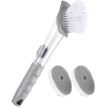 Automatic Liquid Addition Sponge Dishwashing Brush Long Handle Wash Brush Artifact ///////////////////////// Brush Cleaning Tool
Automatic Liquid Addition Sponge Dishwashing Brush Long Handle Wash Brush Artifact ///////////////////////// Brush Cleaning Tool