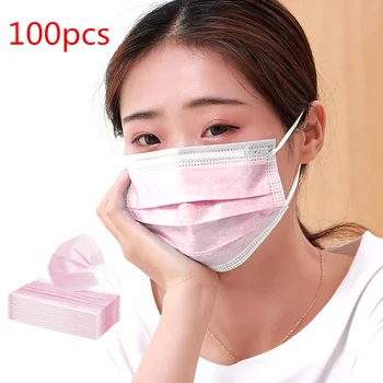 20/50/100 Pcs Pink Color Non-woven 3 Ply Disposable Face Mouth Masks Breathable Mask Elastic Ear Band Face Masks Mascarillas
20/50/100 Pcs Pink Color Non-woven 3 Ply Disposable Face Mouth Masks Breathable Mask Elastic Ear Band Face Masks Mascarillas