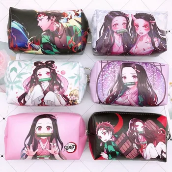 Anime Demon Slayer: Kimetsu no Yaiba Synthetic Leather Make Up Cosmetic Bags Kamado Tanjirou Stationery Bag
Anime Demon Slayer: Kimetsu no Yaiba Synthetic Leather Make Up Cosmetic Bags Kamado Tanjirou Stationery Bag