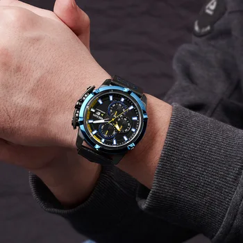 2020 New MEN'S Watch Characteristics Multi-functional Timing Calendar Watch Quartz Watch
2020 New MEN'S Watch Characteristics Multi-functional Timing Calendar Watch Quartz Watch