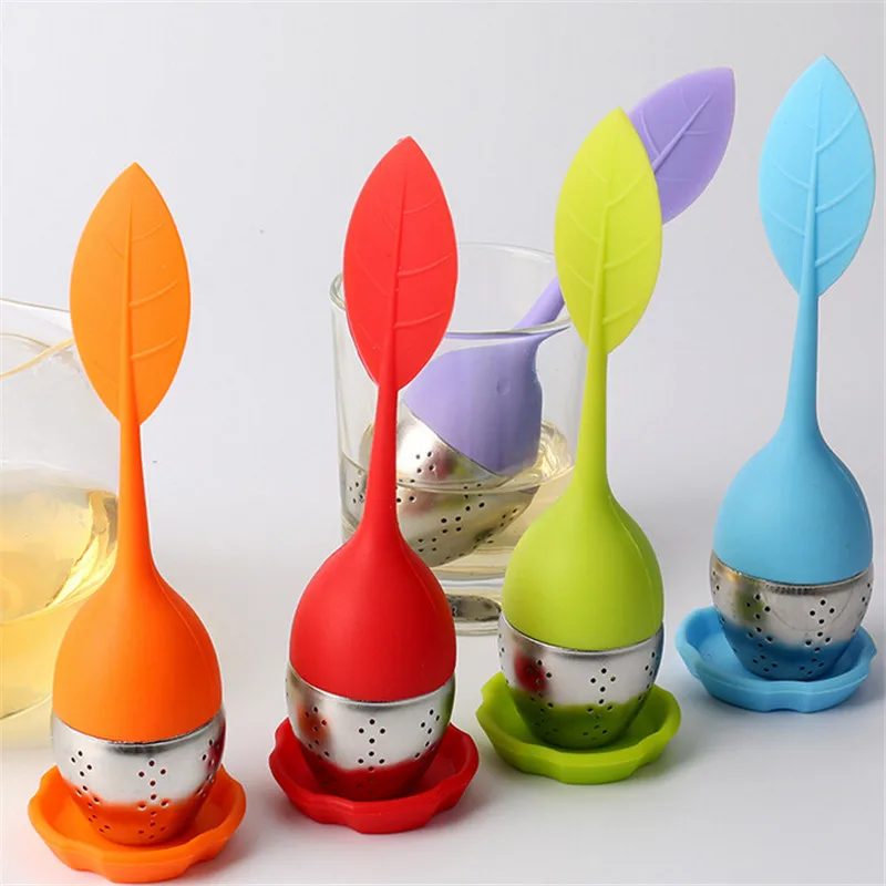 

1Pc Silicone Strawberry Rose Shape Tea Infuser Loose Leaf Tea Strainer Herbal Spice Infuser Filter Tool