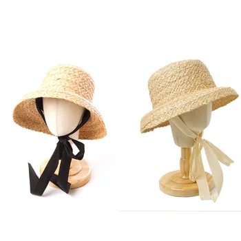 Children Knitted Raffia Hat Flat Top Sun Hats for Girls & Boys Summer Vacation Sunsn Straw Hat with Lacing
Children Knitted Raffia Hat Flat Top Sun Hats for Girls & Boys Summer Vacation Sunsn Straw Hat with Lacing