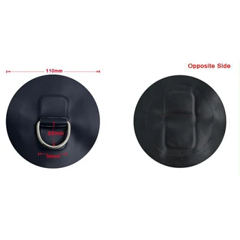 High Quality 1Pc 6 inch Stainless Steel Inflatable Boat Kayak Dinghy D-RINGS Patch Anchor rope buckle PVC Patch Black
High Quality 1Pc 6 inch Stainless Steel Inflatable Boat Kayak Dinghy D-RINGS Patch Anchor rope buckle PVC Patch Black