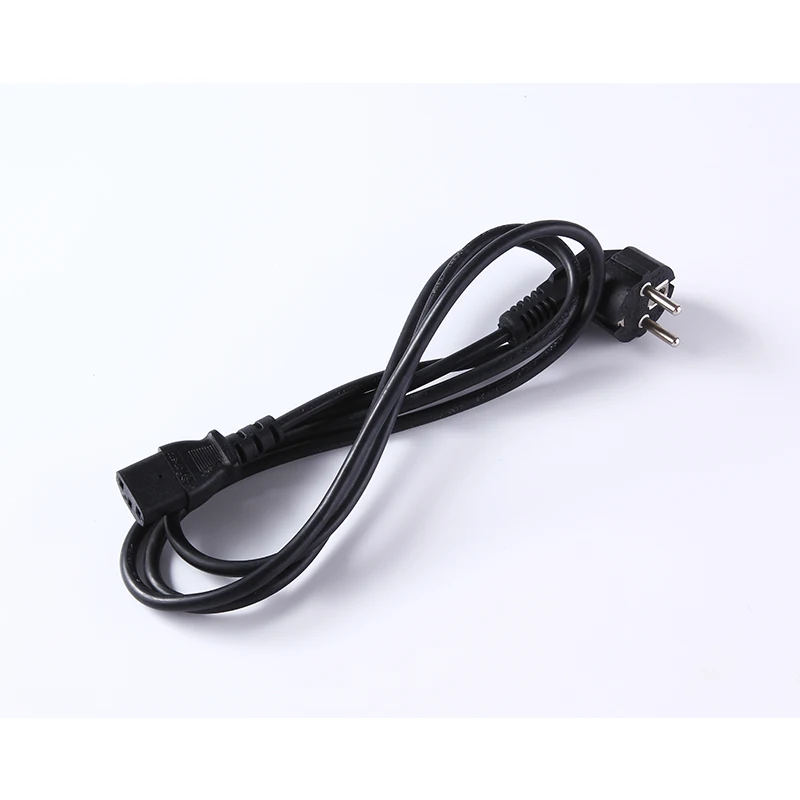 

2m long (6.56ft) AC power cable european standard plug C14