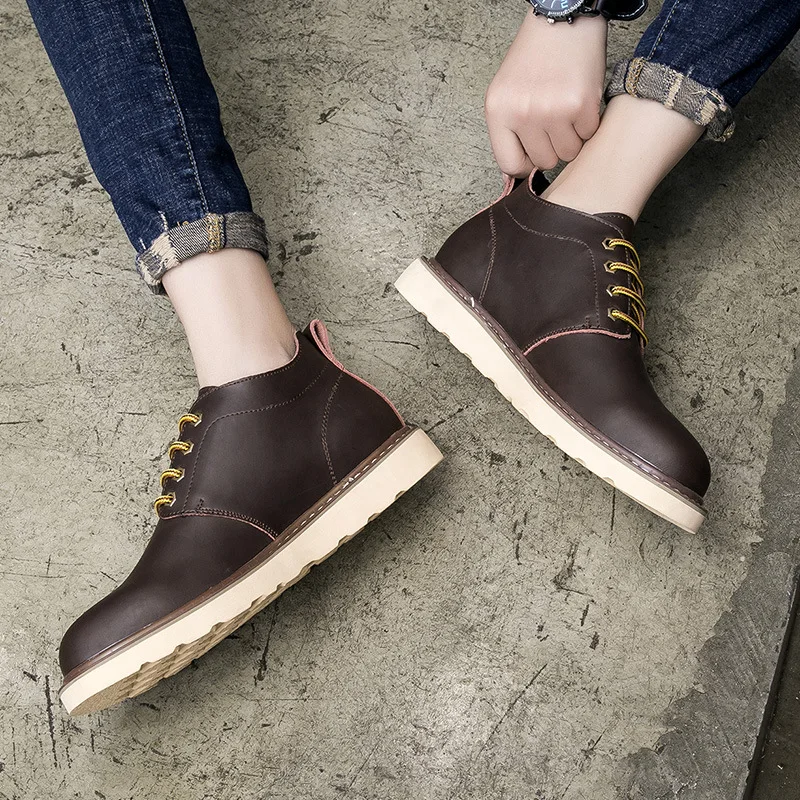 2020 Spring New Style round-Toe Comfortable MEN'S SHOES Fashion And Personality Korean-style Work Shoes Versatile Low Top Martin
2020 Spring New Style round-Toe Comfortable MEN'S SHOES Fashion And Personality Korean-style Work Shoes Versatile Low Top Martin