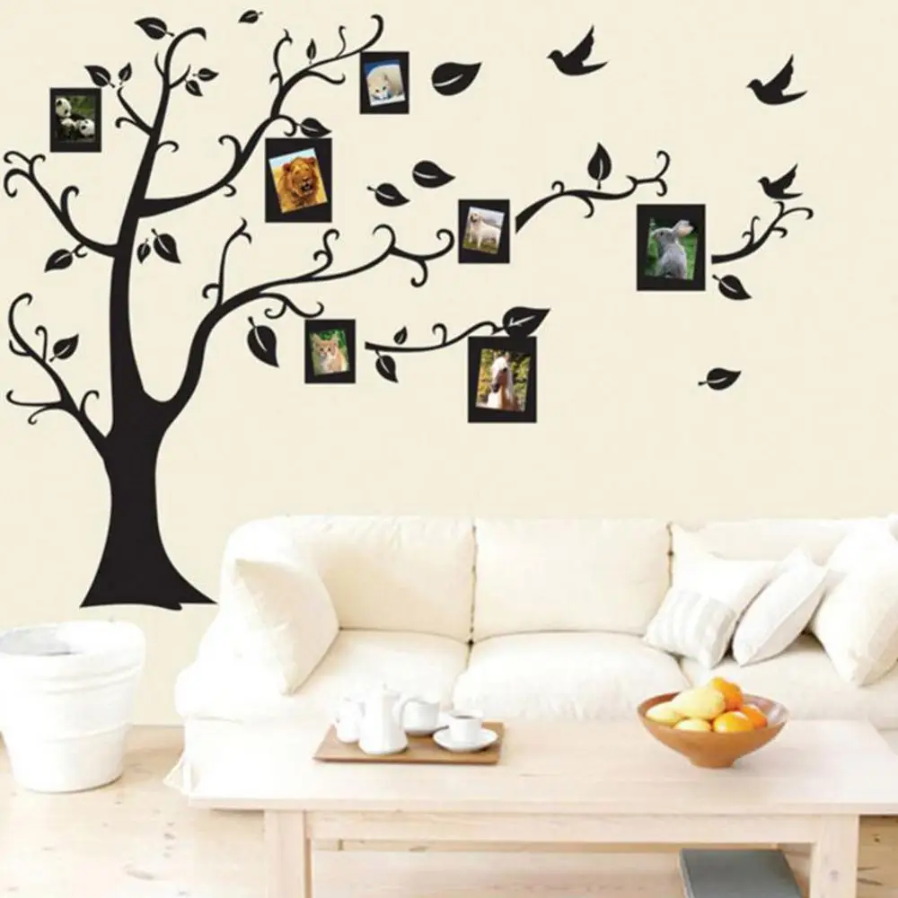 Houshold Tree Design Wall Black Art Photo Frame Memory Tree Wall Stickers Decor Family Sitting Room Tree Wall Decal
Houshold Tree Design Wall Black Art Photo Frame Memory Tree Wall Stickers Decor Family Sitting Room Tree Wall Decal