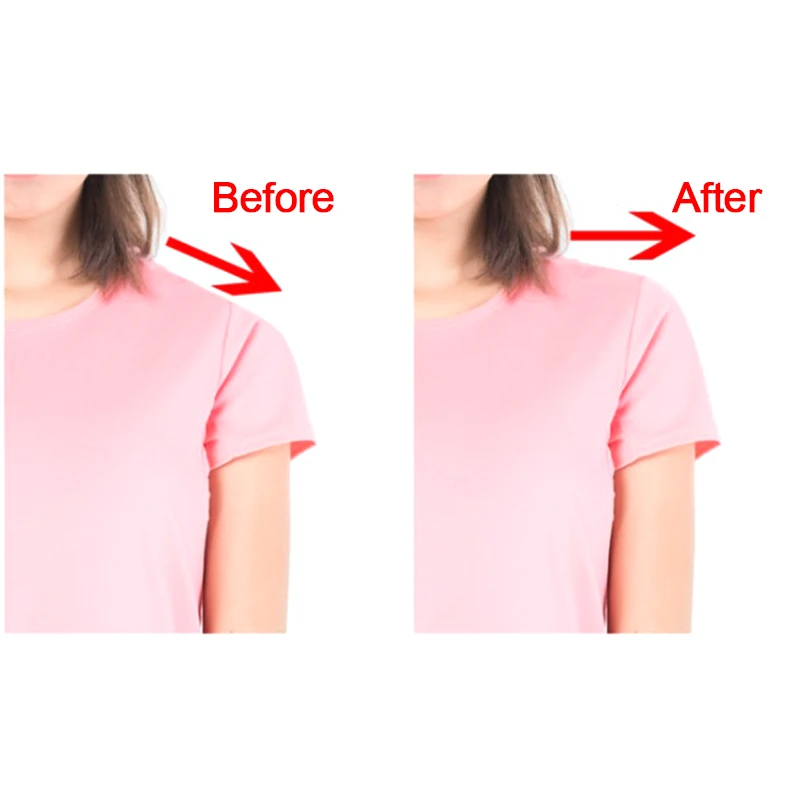 Description Picture 3 of item1Pair Soft Foam Padded Shoulder Push-up Cushions Reusable Self-Adhesive Non-slip Shoulder Enhancer Clothes Sewing Accessories