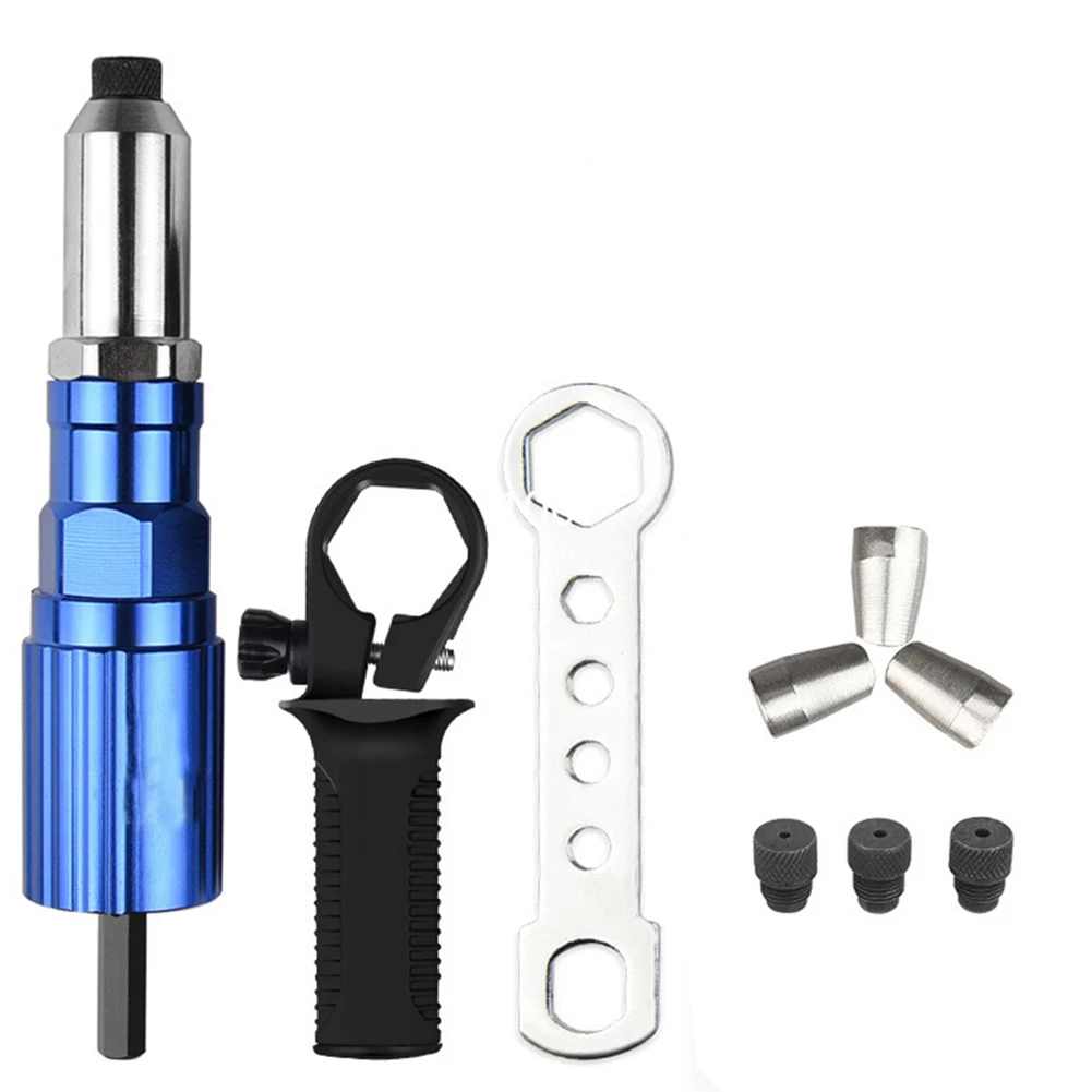 Electric Rivet Gun rivet nut gun drill adapter Cordless riveting tool Insert Nut Pull Rivet Tool Multifunction
Electric Rivet Gun rivet nut gun drill adapter Cordless riveting tool Insert Nut Pull Rivet Tool Multifunction