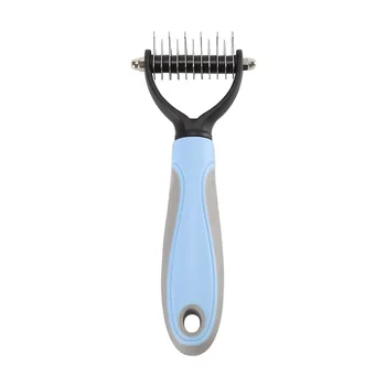 Hair Removal Comb For Dogs Cat Detangler Fur Trimming Dematting Deshedding Brush Grooming Tool For Matted Long Hair Curly Pet 
Hair Removal Comb For Dogs Cat Detangler Fur Trimming Dematting Deshedding Brush Grooming Tool For Matted Long Hair Curly Pet