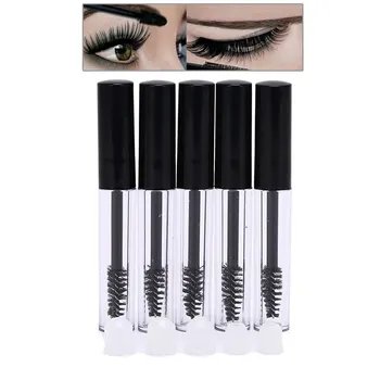 5Pcs 10ML Plastic Clear Empty Mascara Tube Vial/Bottle/Container With Black Cap For Eyelash Growth Medium Mascara 
5Pcs 10ML Plastic Clear Empty Mascara Tube Vial/Bottle/Container With Black Cap For Eyelash Growth Medium Mascara