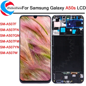 6.4'' For Samsung Galaxy A50S A507 LCD Display Touch Screen Digitizer with frame Assembly Replacement For Samsung A50s LCD
6.4'' For Samsung Galaxy A50S A507 LCD Display Touch Screen Digitizer with frame Assembly Replacement For Samsung A50s LCD